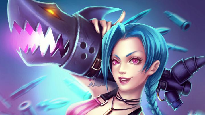 Angelanne: League Of Legends Jinx Wallpaper 1920x1080