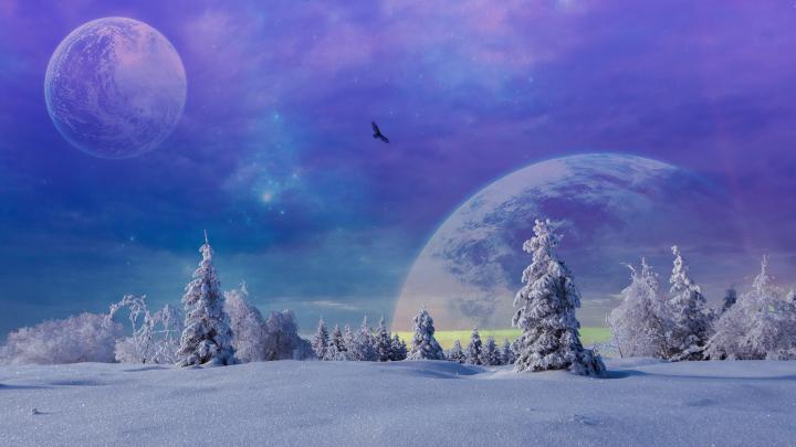 Purple Winter Wallpapers - Top Free Purple Winter Backgrounds 