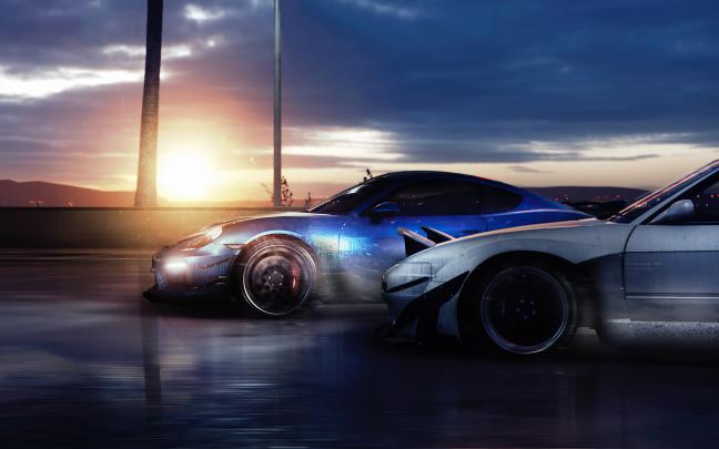 3840x2400 Porsche Cayman GT4 X Nissan 180SX 4k 4k HD 4k Wallpapers 
