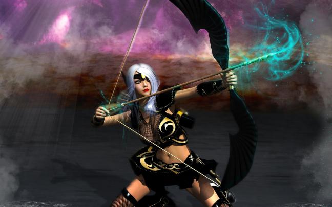 Fantasy Archer HD Wallpaper | Background Image | 1920x1200