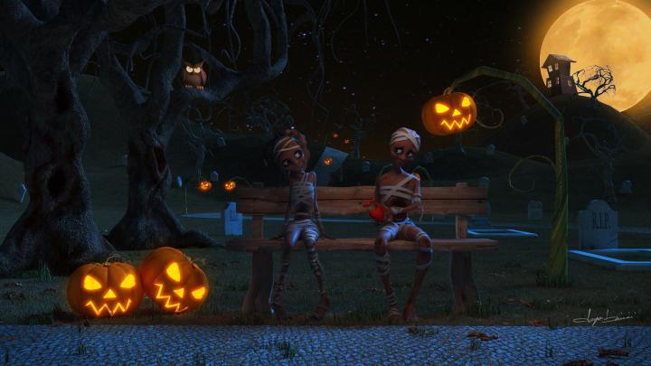 [47+] Halloween Desktop Wallpaper 1920X1080 