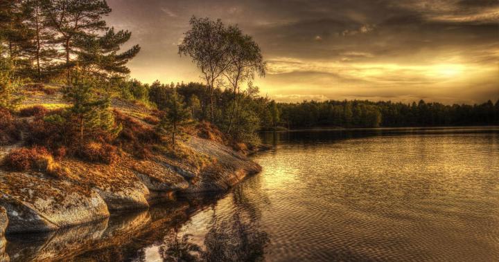 lake in sweden on evening 4k ultra hd wallpaper | Hdr photography, Hd 