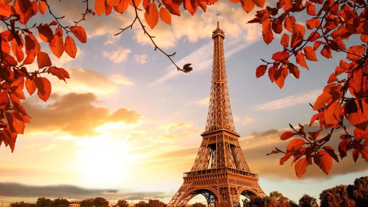 1920x1080 Eiffel Tower Autumn Season 4k 5k Laptop Full HD 1080P HD 4k 