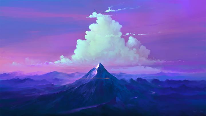 1920x1080 Mountains Clouds Landscape 4k Laptop Full HD 1080P HD 4k 