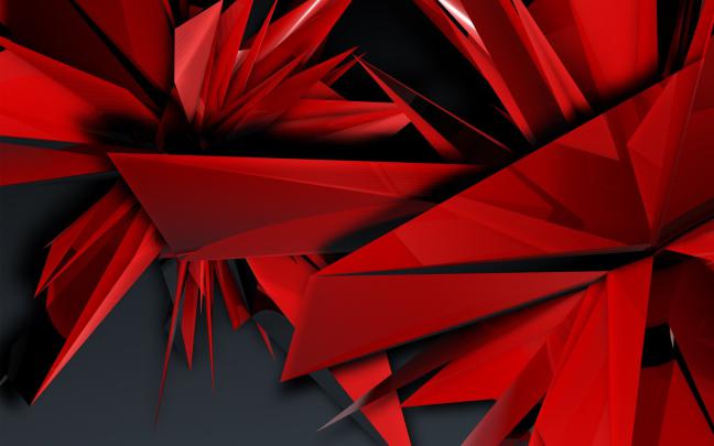Red Abstract HD Wallpaper -