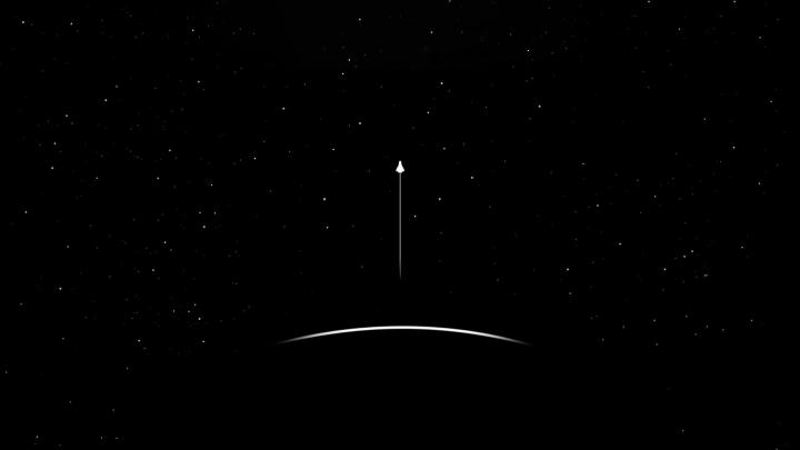 Stars wallpaper, simple, simple background, minimalism, black 