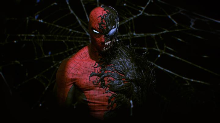 1920x1080 Venom taking Over Spider Man 1080P Laptop Full HD Wallpaper 
