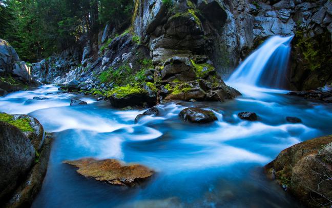 3D Animated Waterfall Wallpaper -