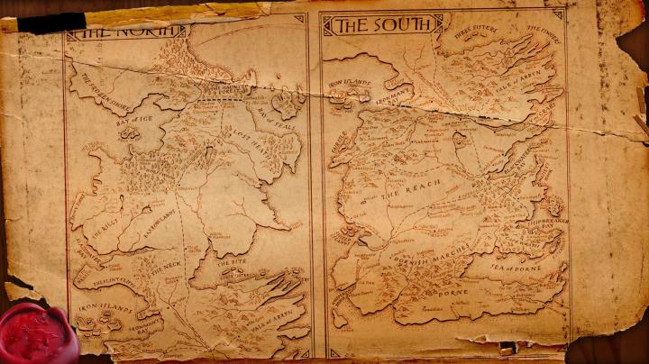 Westeros Map Wallpaper -