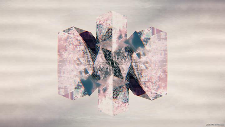 glitch art, minimalism, abstract, white | 1920x1080 Wallpaper 