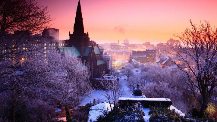 [48+] City Winter Wallpaper 
