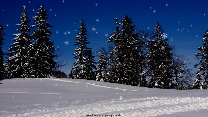 Desktop Wallpaper Snowy Night Scenes (55+ images)
