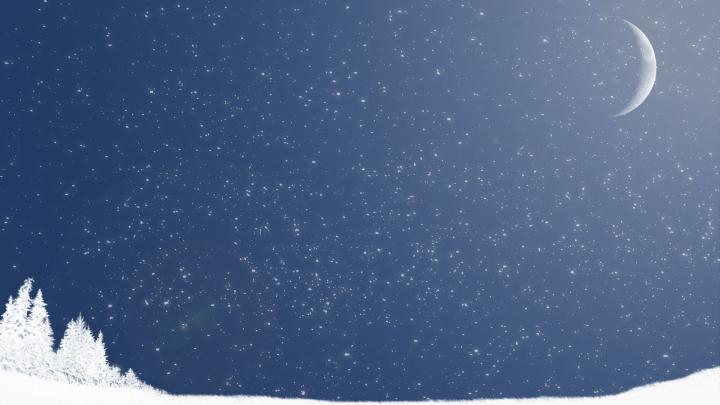[46+] Night Snow Wallpaper Background 