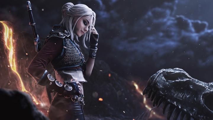 1920x1080 Ciri Witcher Cosplay 4k Laptop Full HD 1080P HD 4k Wallpapers 