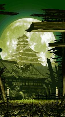 Wallpaper Temple With Full Moon Digital Wallpaper \u2022 Wallpaper For You 