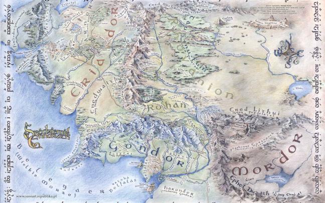 Free Download Map Of Middle Earth Wallpapers For Desktop Mobile Tablet 