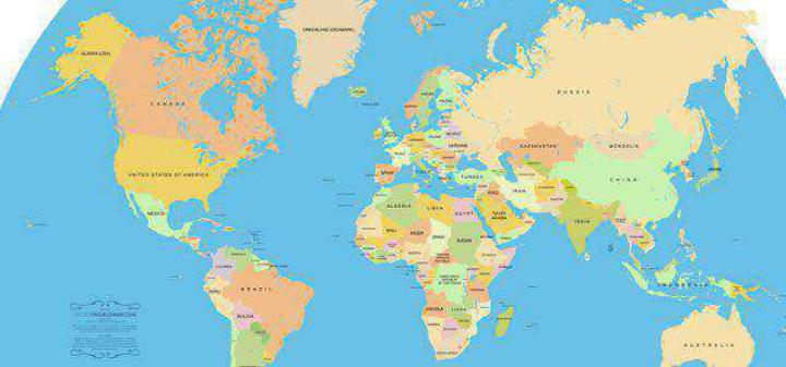 A Quality World Map Form 44 | Campus Map