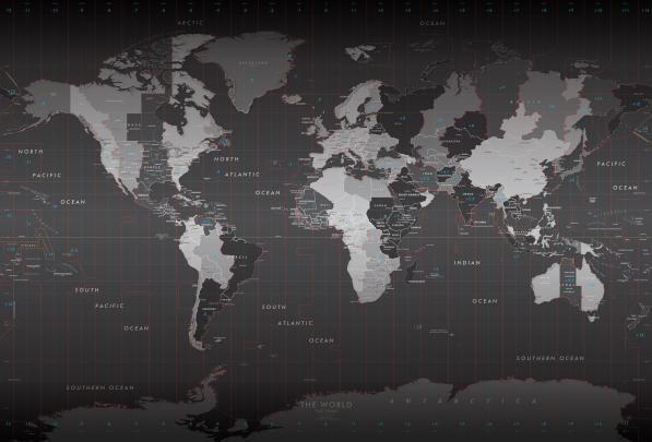 Black World Map Wallpapers - Top Free Black World Map Backgrounds 