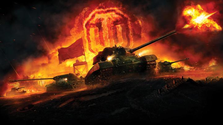 Download 2560x1440 wallpaper world of tanks, video game, tanks, dual 