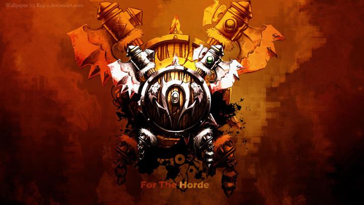 [48+] WOW Horde Wallpaper 
