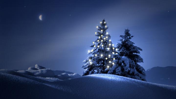 Snowy Christmas Scenes Wallpaper (48+ images)