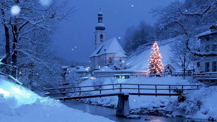 Christmas Scenery Backgrounds \u00b7\u2460 