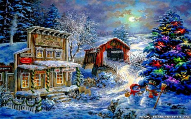 Free Wallpapers Christmas Scenes