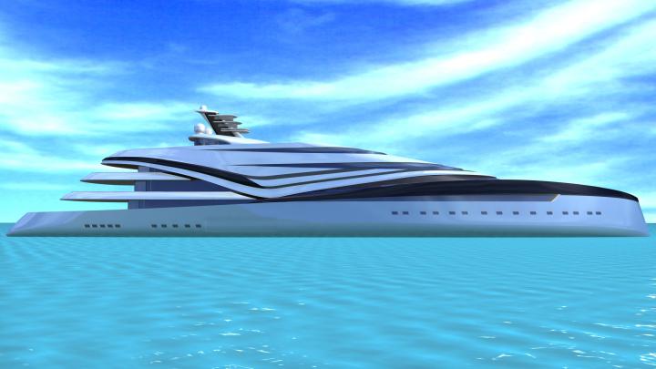 Mega Yacht Wallpaper