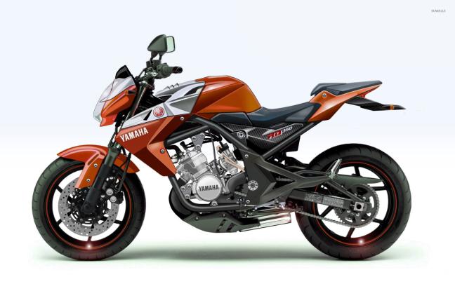 Orange Yamaha RD350 wallpaper - Motorcycle wallpapers - #53295